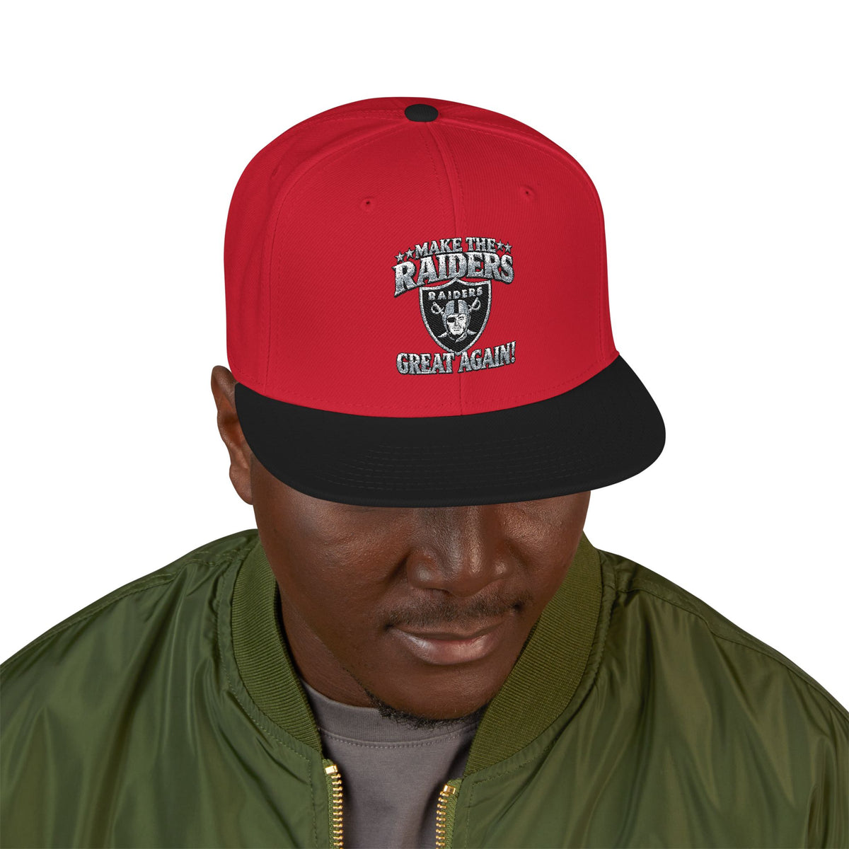 Hat — Bold Streetwear Cap with Rhinestone Accent