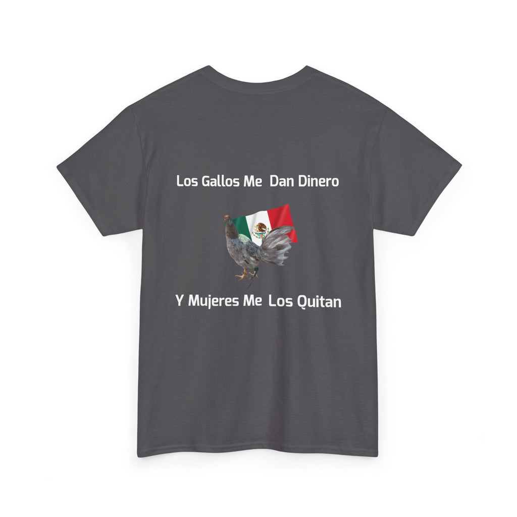 Henny-Gamefowl Tee — "Dro's Henny's Gamefarm" Mexican Flag Rooster Shirt