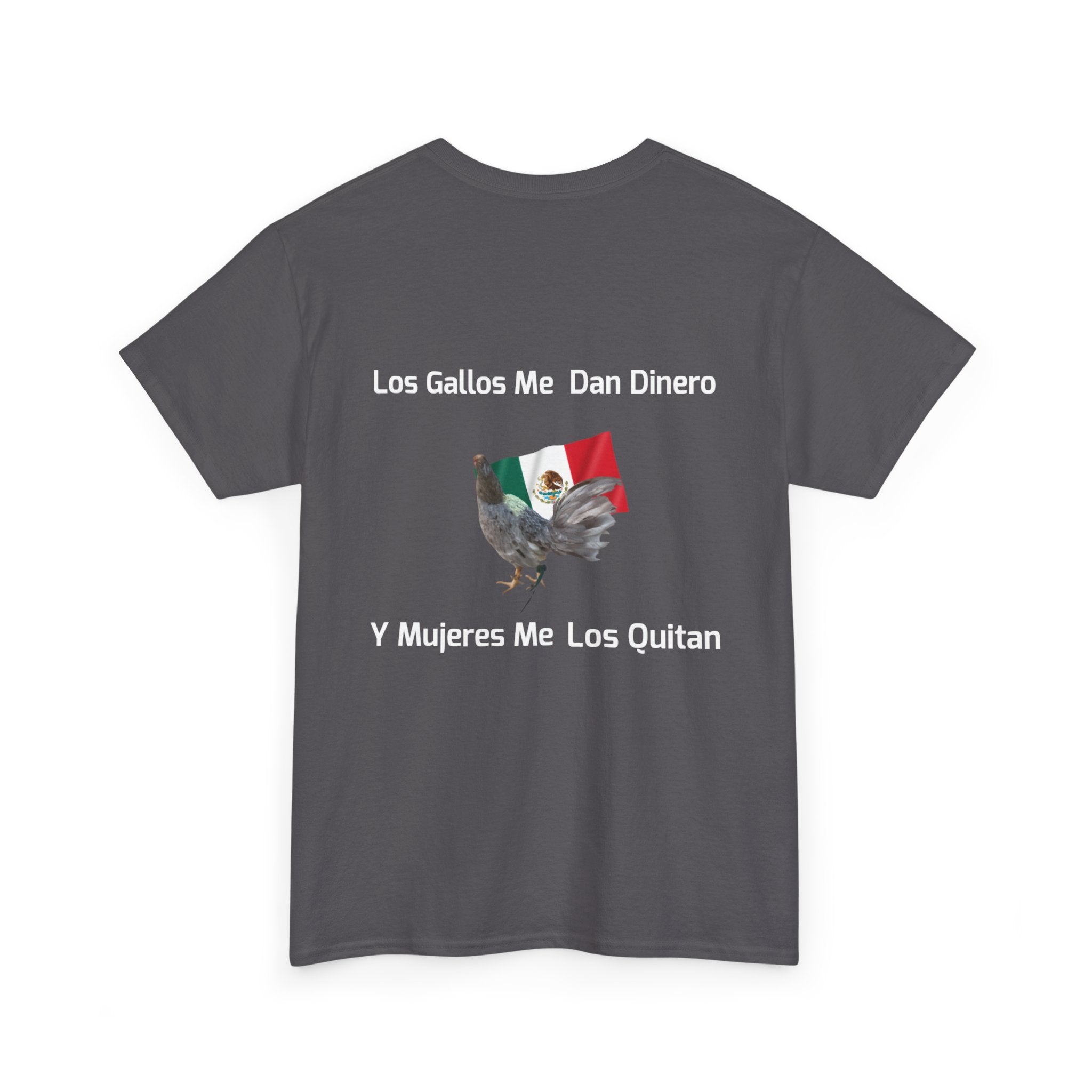 Henny-Gamefowl Tee — "Dro's Henny's Gamefarm" Mexican Flag Rooster Shirt
