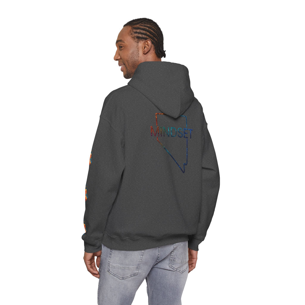 Tiff-Mindset Nevada Floral Hoodie — ‘Dream Believe’ Graphic Pullover