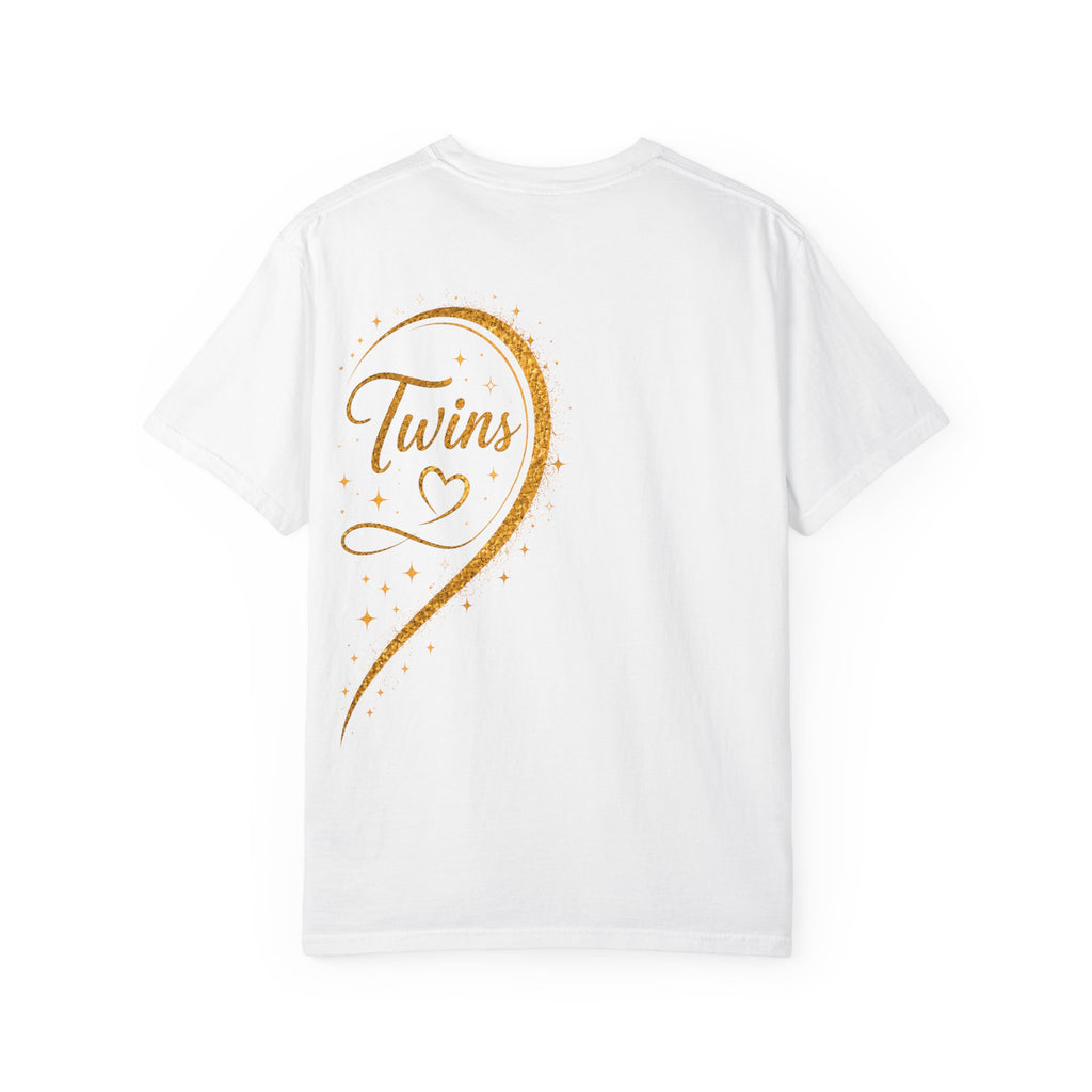 Tiff-Twins Forever T-Shirt — “Two Hearts, One Unbreakable Bond” Sister Twin Tee