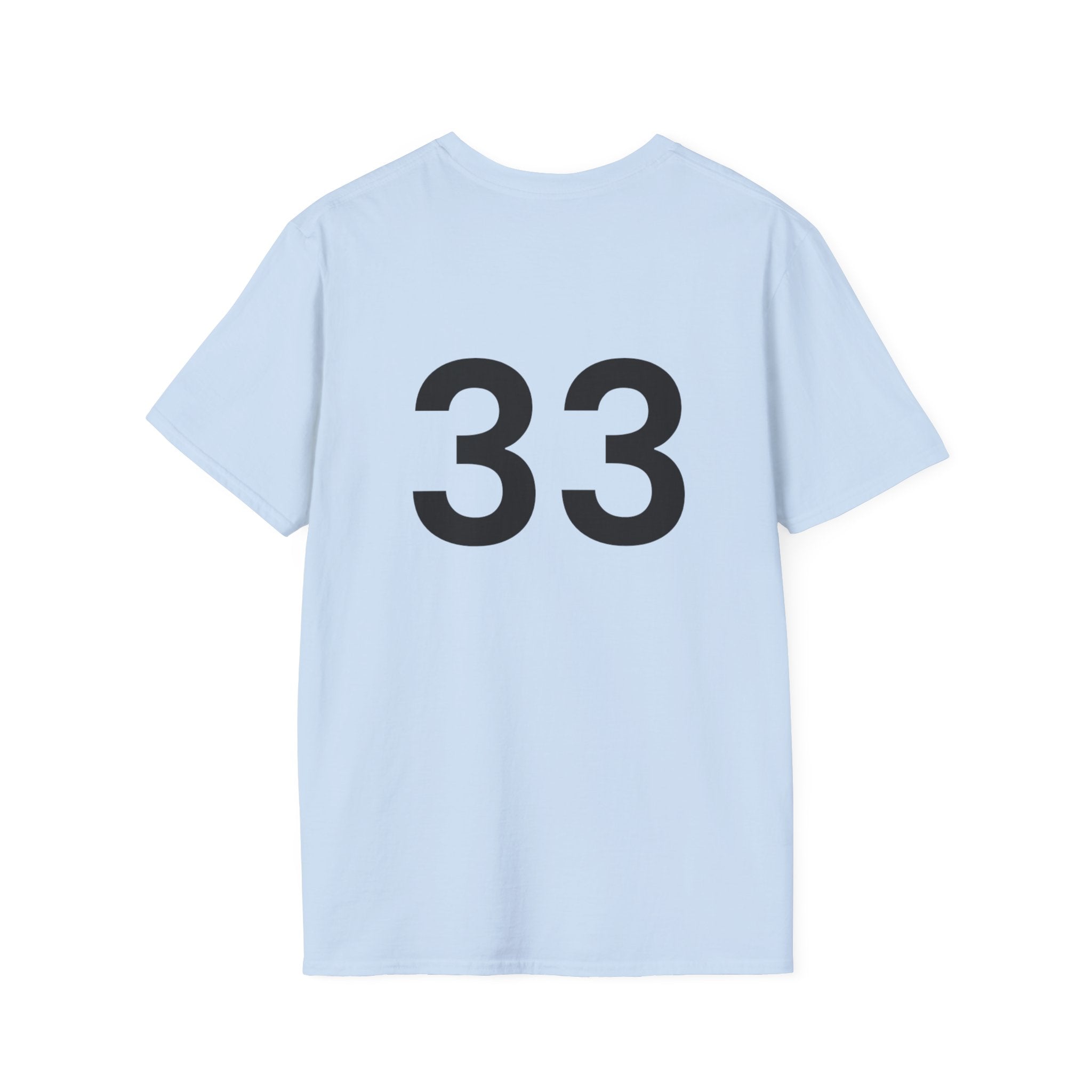 Rad- Life T-Shirt — Motocross Rider Tee with Back Number 33