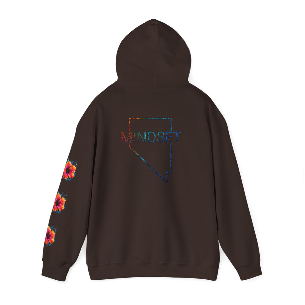 Tiff-Mindset Nevada Floral Hoodie — ‘Dream Believe’ Graphic Pullover
