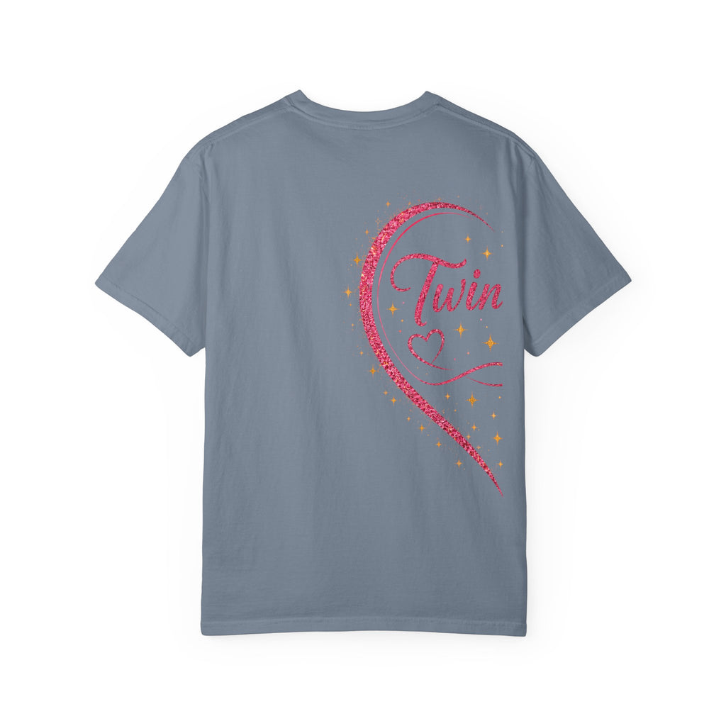 Tiff-Twin Sisters T-Shirt – “Two Hearts One Unbreakable Bond” Graphic Tee