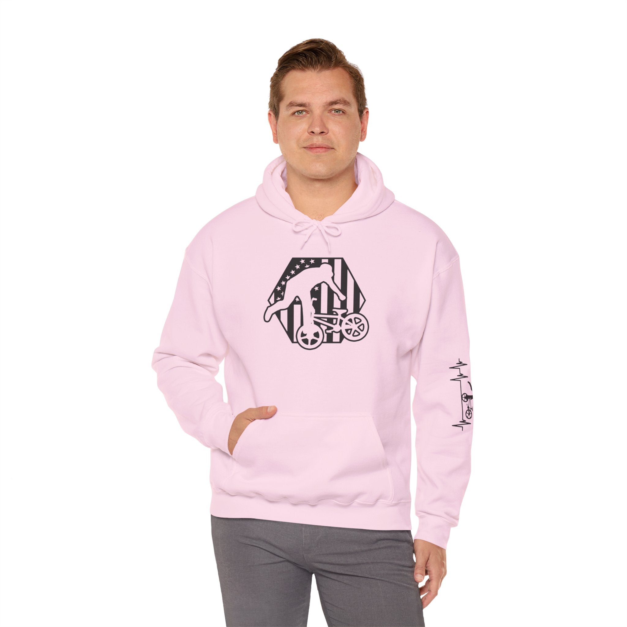 Rad-BMX Is Importanter Hoodie — Funny BMX Rider Sweatshirt