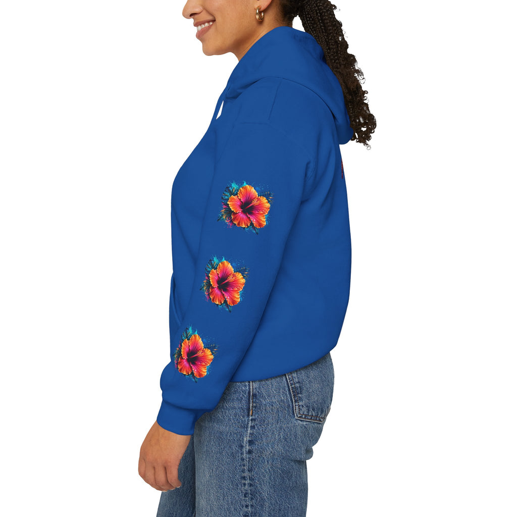 Tiff-Mindset Nevada Floral Hoodie — ‘Dream Believe’ Graphic Pullover