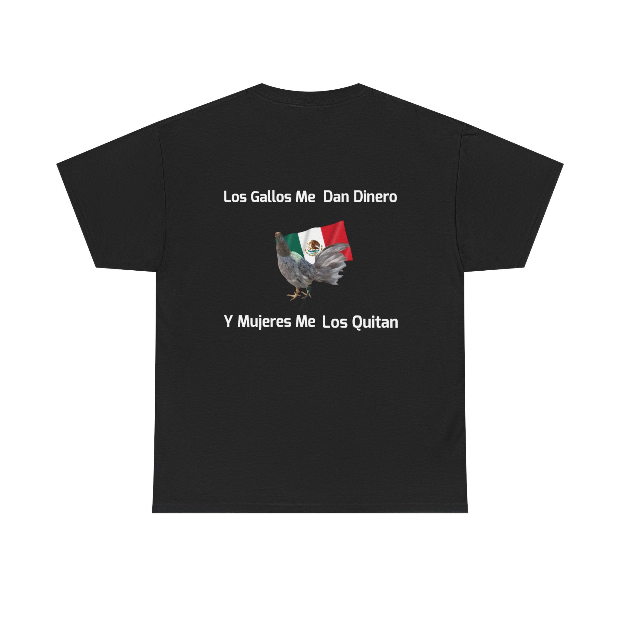 Henny-Gamefowl Tee — "Dro's Henny's Gamefarm" Mexican Flag Rooster Shirt