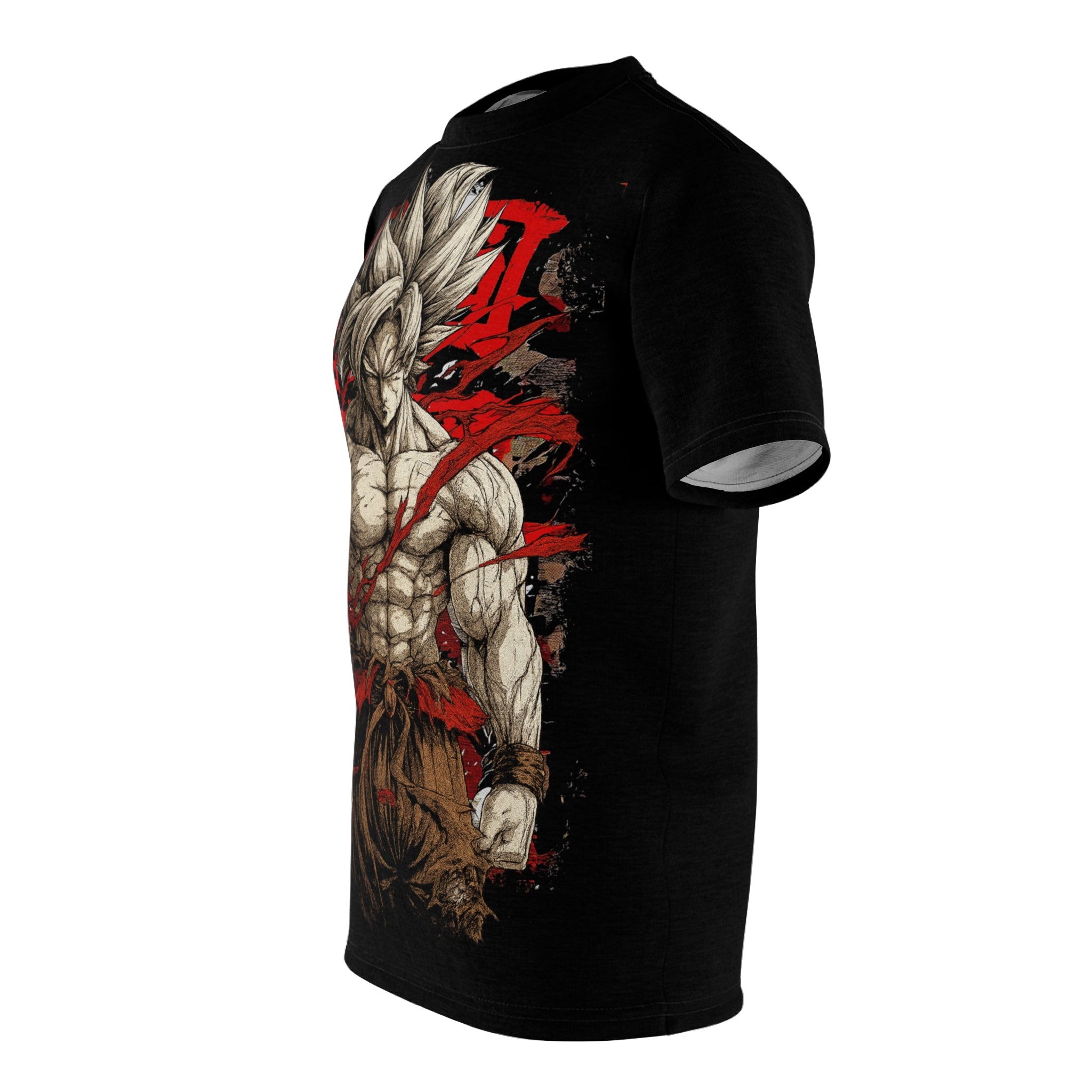 Dragon- Warrior Graphic Tee — Anime Fighter All-Over Print
