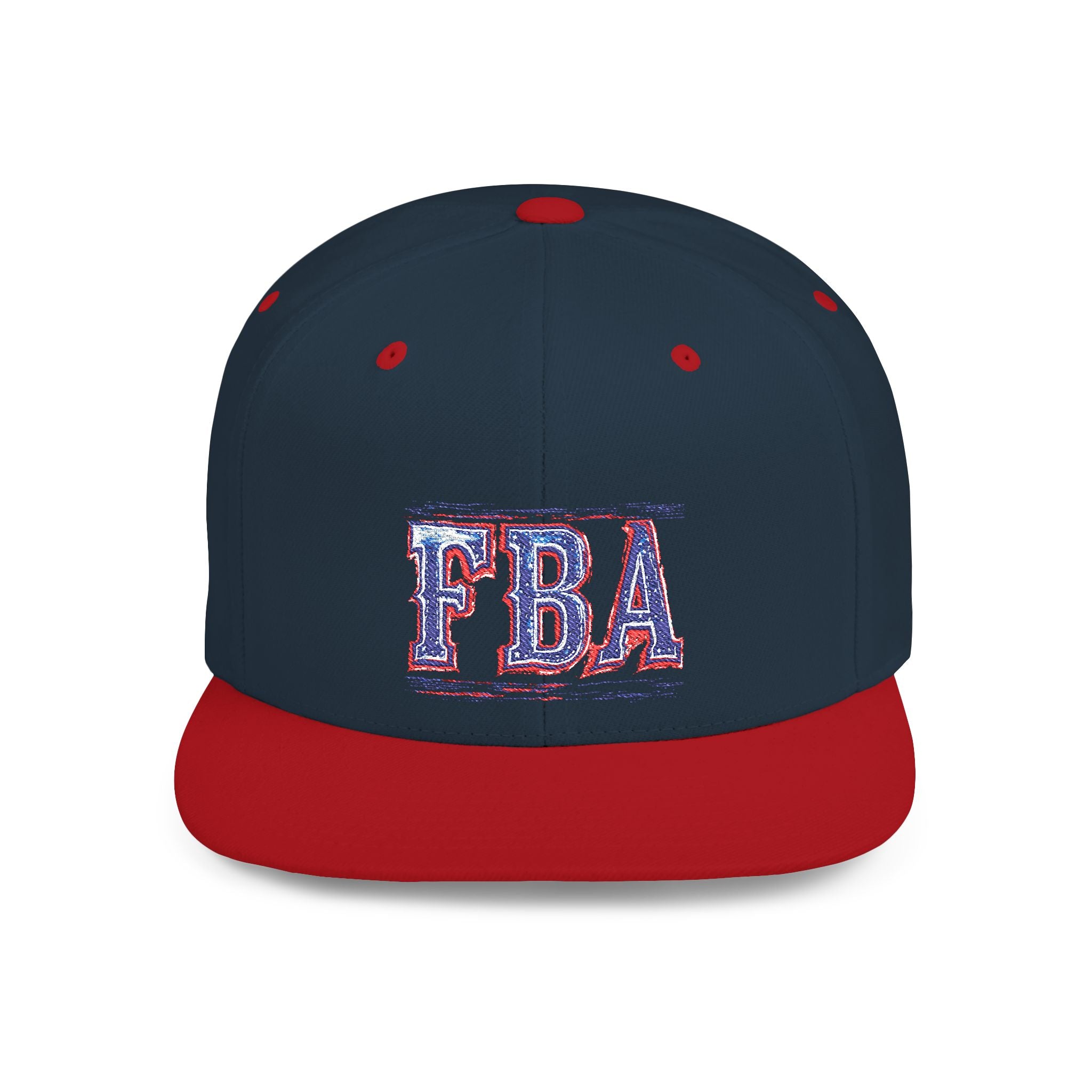 FBA- Distressed Patch Snapback Hat