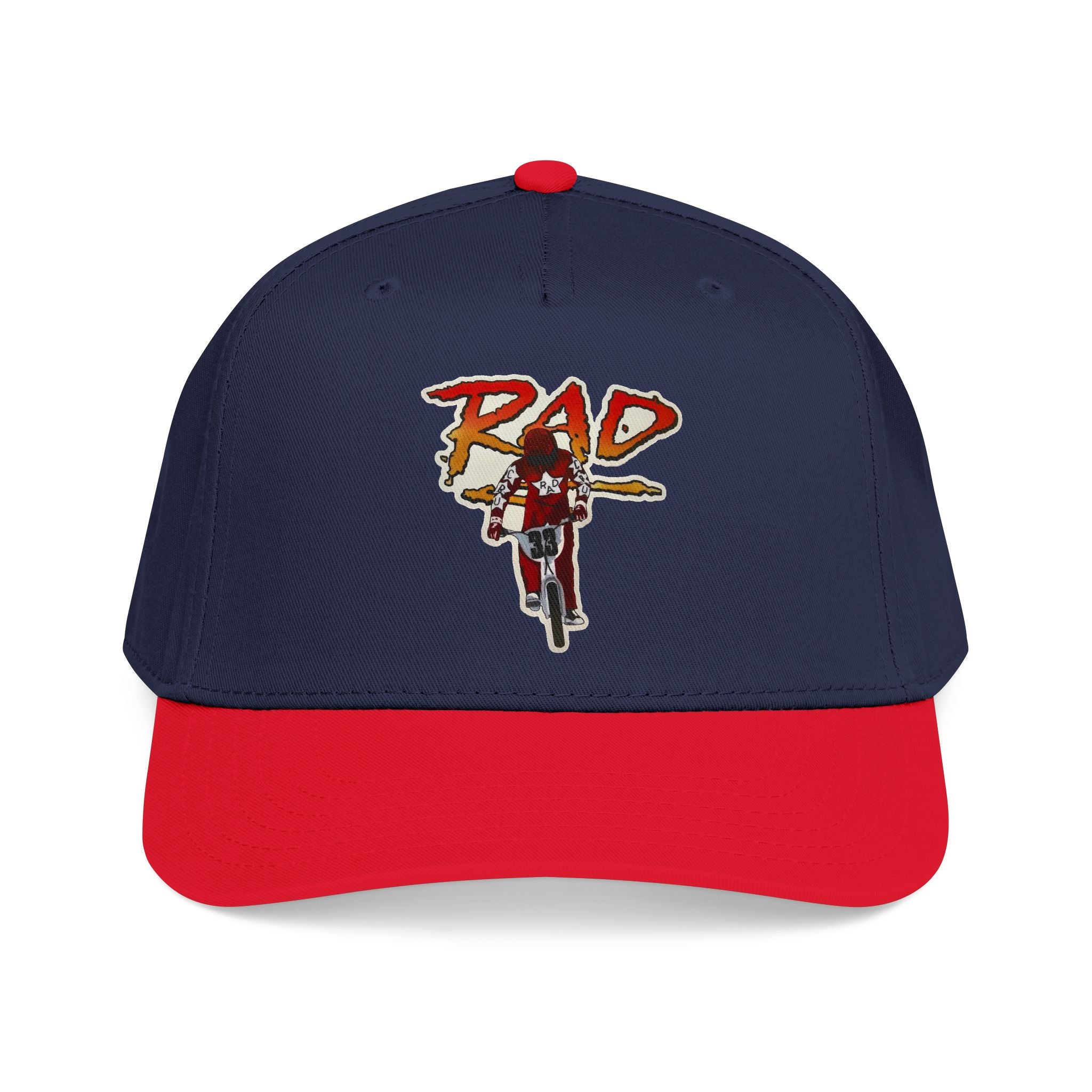 Rad- Dirt Bike Cap — Retro Motocross Baseball Hat