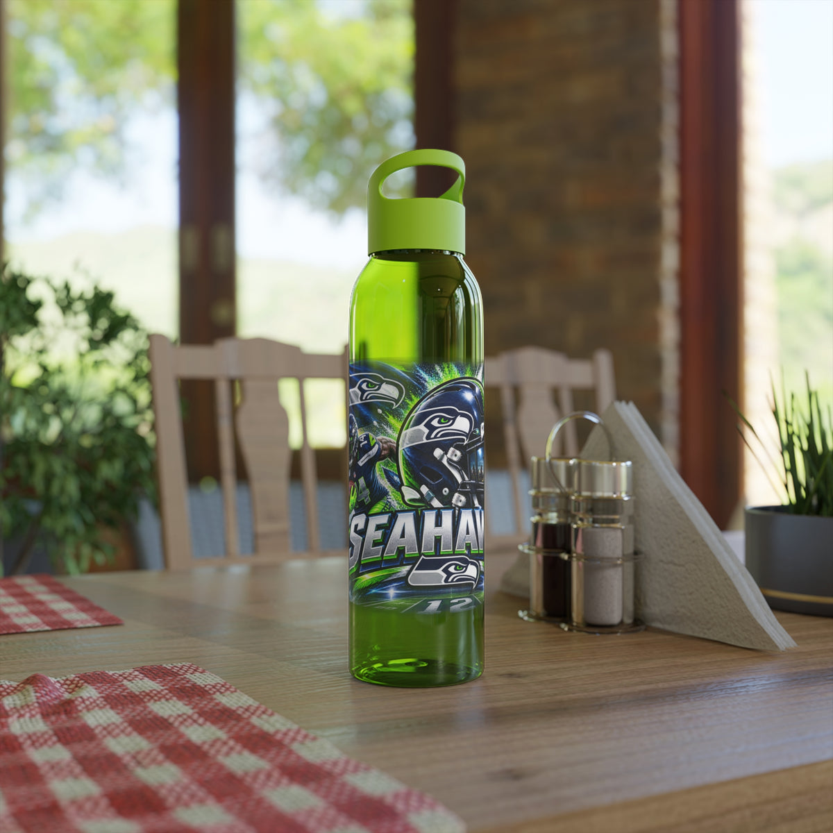 ZzTeam-Helmet Graphic Water Bottle
