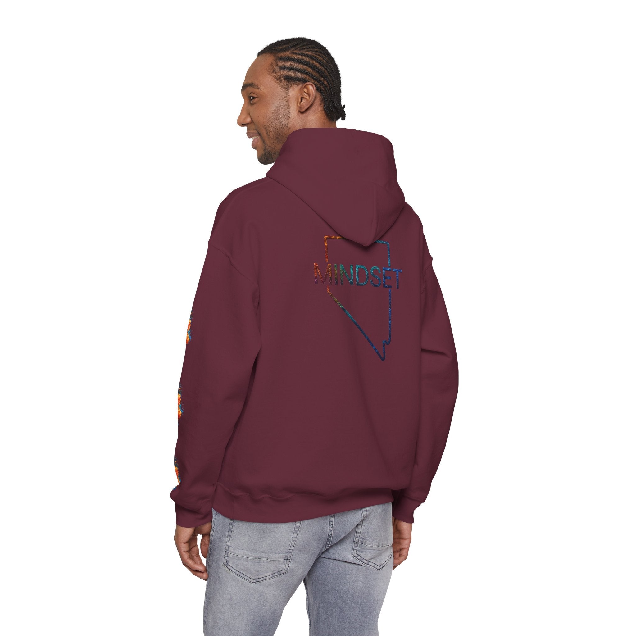 Tiff-Mindset Nevada Floral Hoodie — ‘Dream Believe’ Graphic Pullover