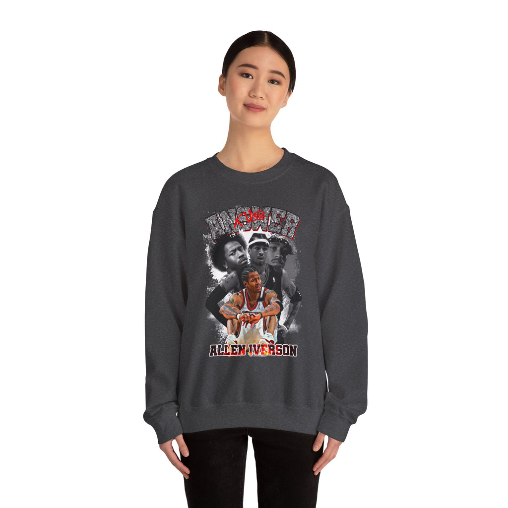 Retro-Allen Iverson Retro Crewneck Sweatshirt
