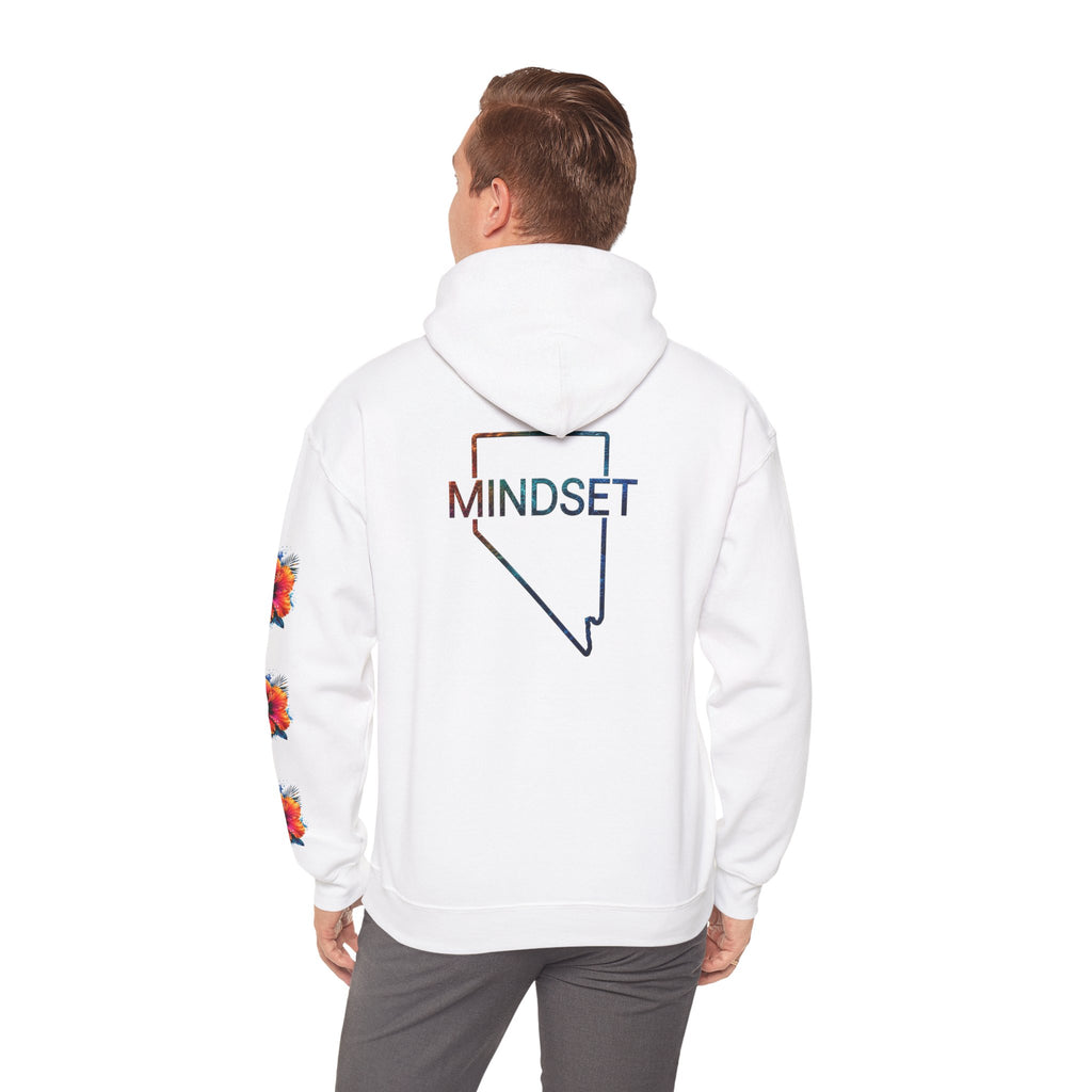 Tiff-Mindset Nevada Floral Hoodie — ‘Dream Believe’ Graphic Pullover