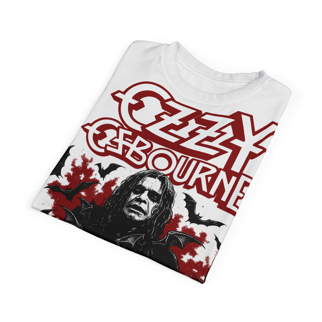 Metal- Ozzy Osbourne Graphic Tee — Gothic Bats Rock Band T-Shirt