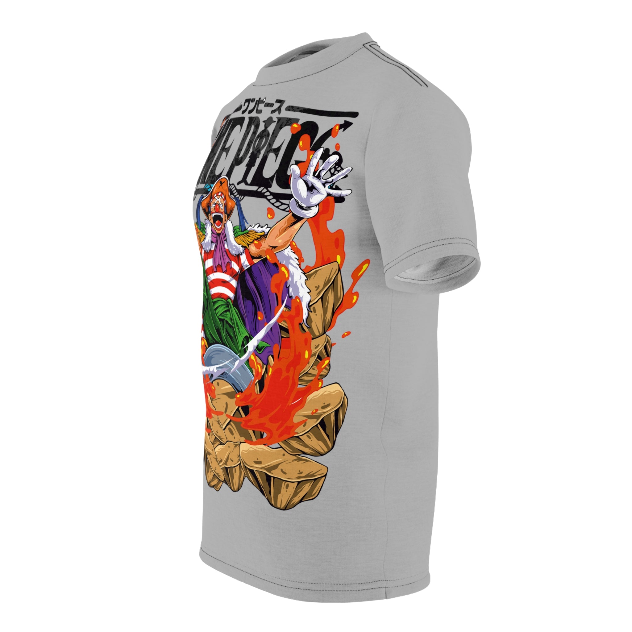 Anime- Buggy the Clown Graphic Tee — Anime Pirate Captain All-Over Print