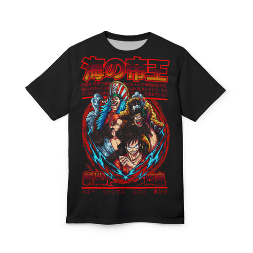Anime- Pirate Crew Graphic Tee — Manga Style T-Shirt