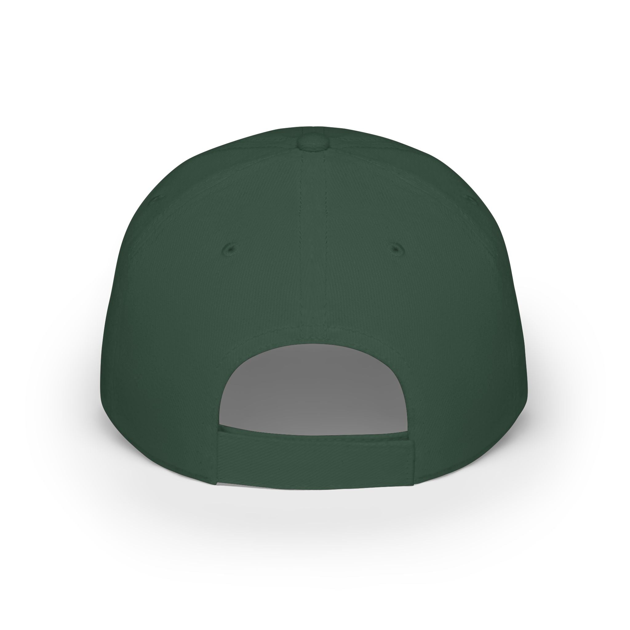 JG-Embroidered Horseshoe Logo Cap — Low Profile Baseball Hat