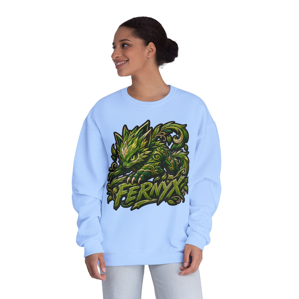 Shadow- "FERNYX" Green Graffiti Crewneck