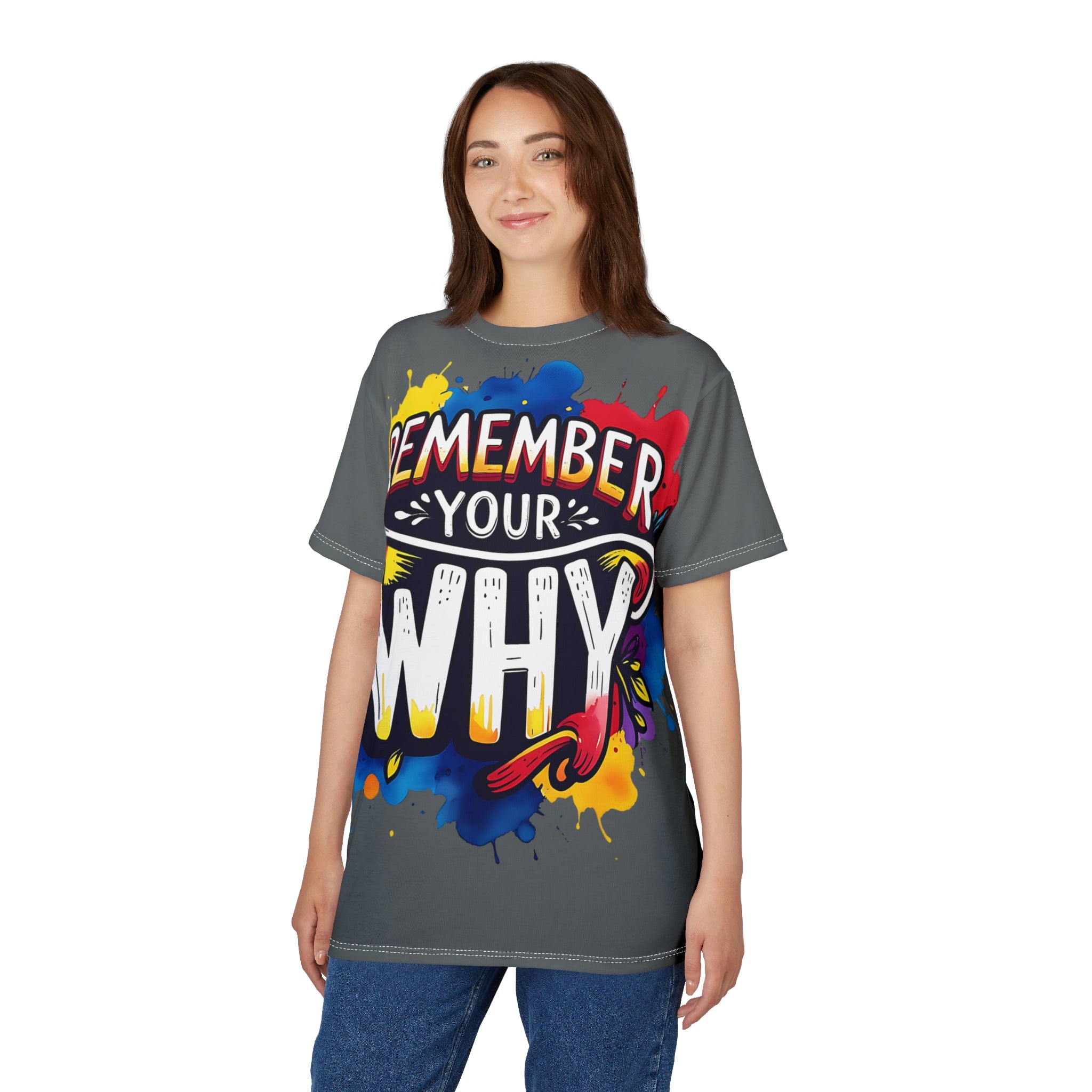 Streetwear-Remember Your Why T-Shirt — Motivational Graphic Tee for Inspiration & Fitness