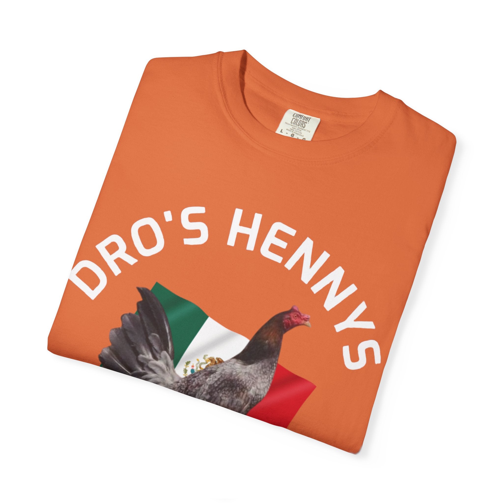 Henny- Gamefarm Rooster T-Shirt — "Dro's Henny's Gamefarm" Poultry Farm Tee