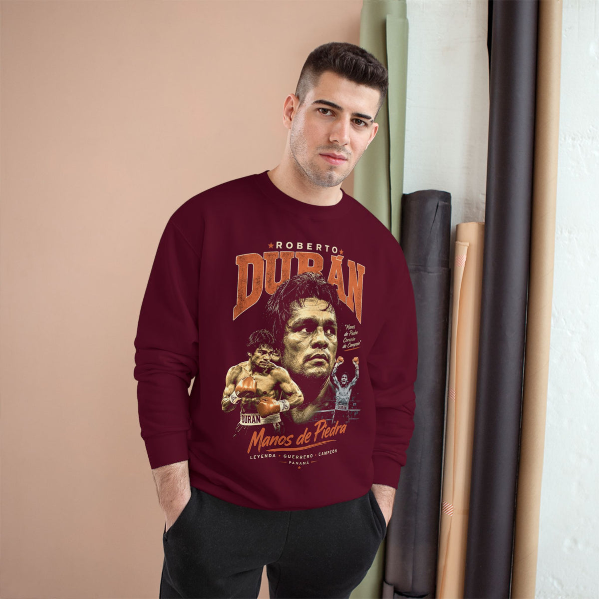 Retro Champion Tribute-' Champion Sweatshirt - Vintage Boxing Crewneck