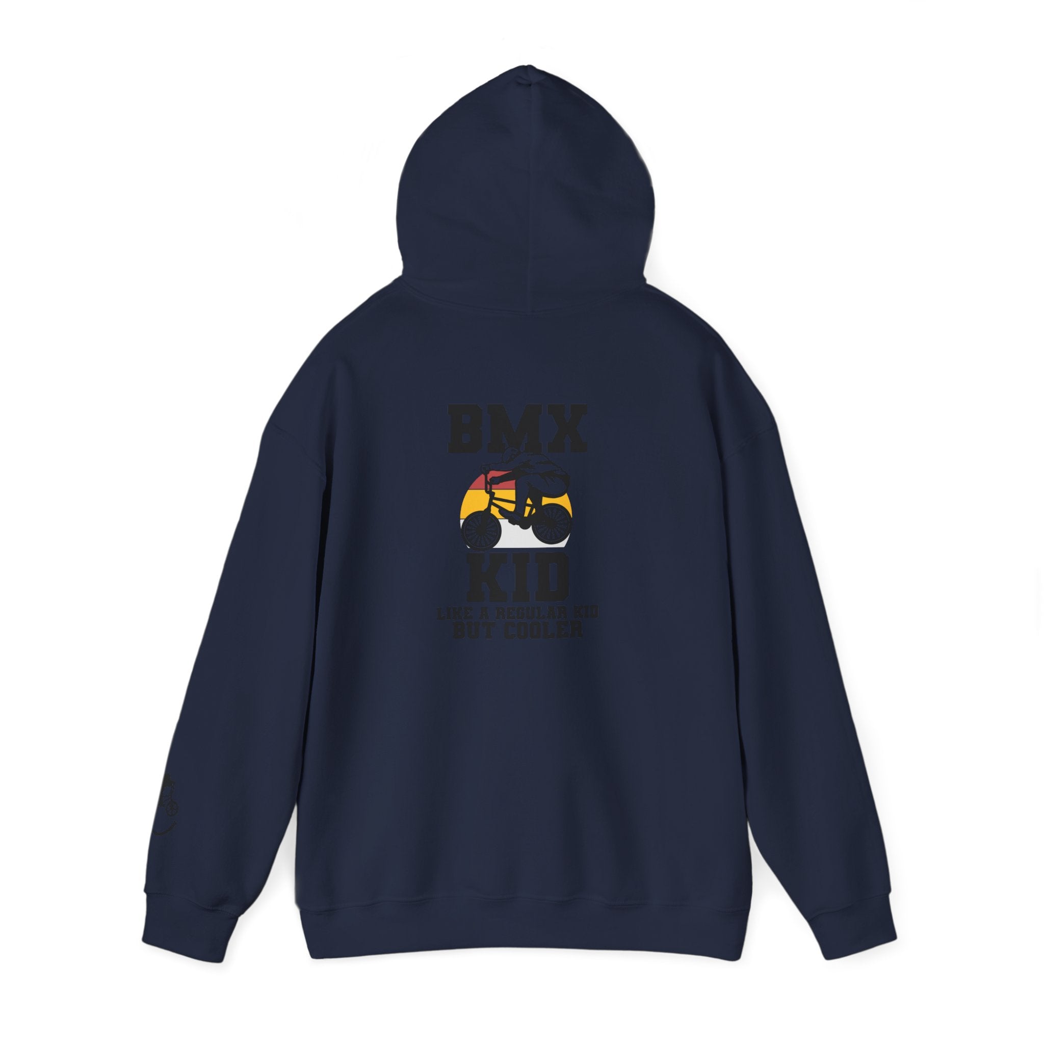 Rad-BMX Kid Hoodie — "Like a Regular Kid But Cooler" Youth BMX Pullover