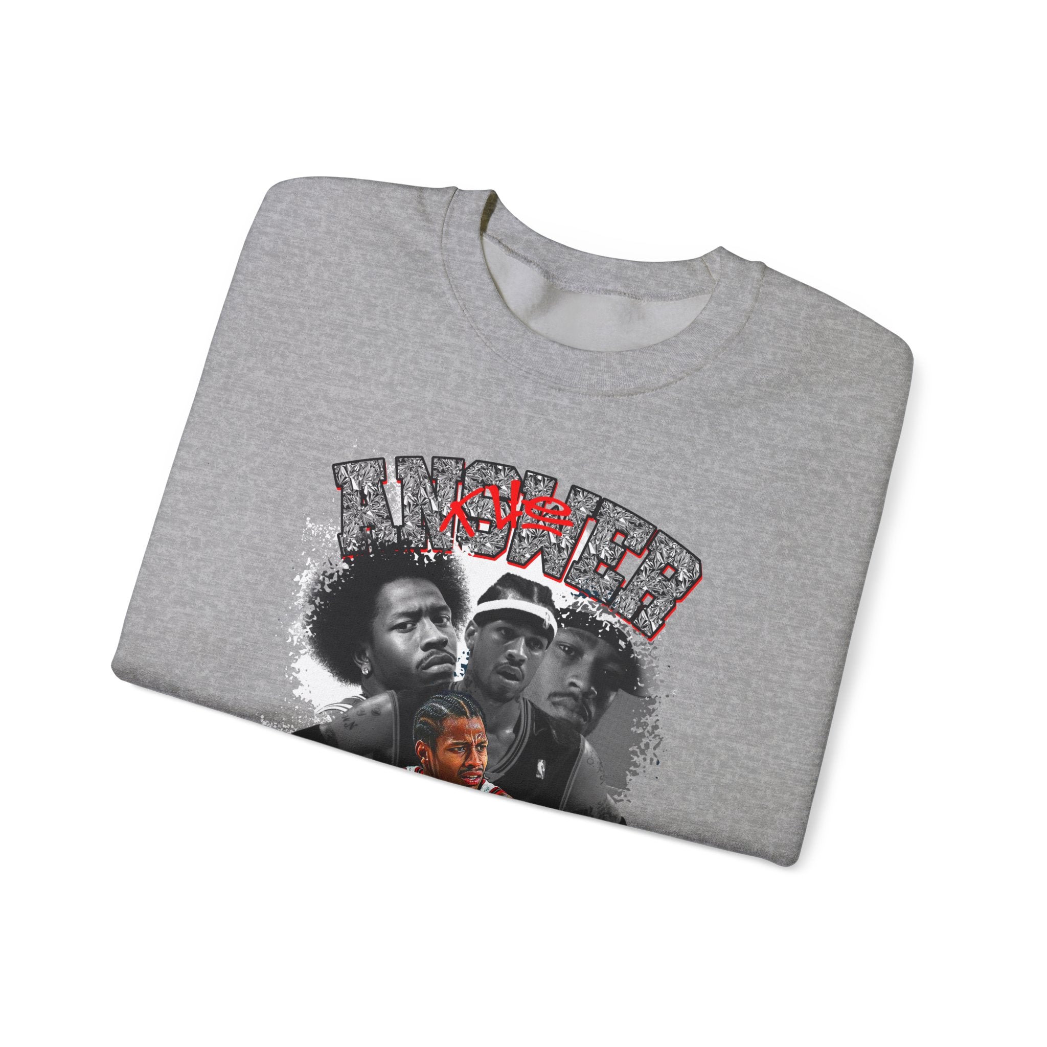 Retro-Allen Iverson Retro Crewneck Sweatshirt