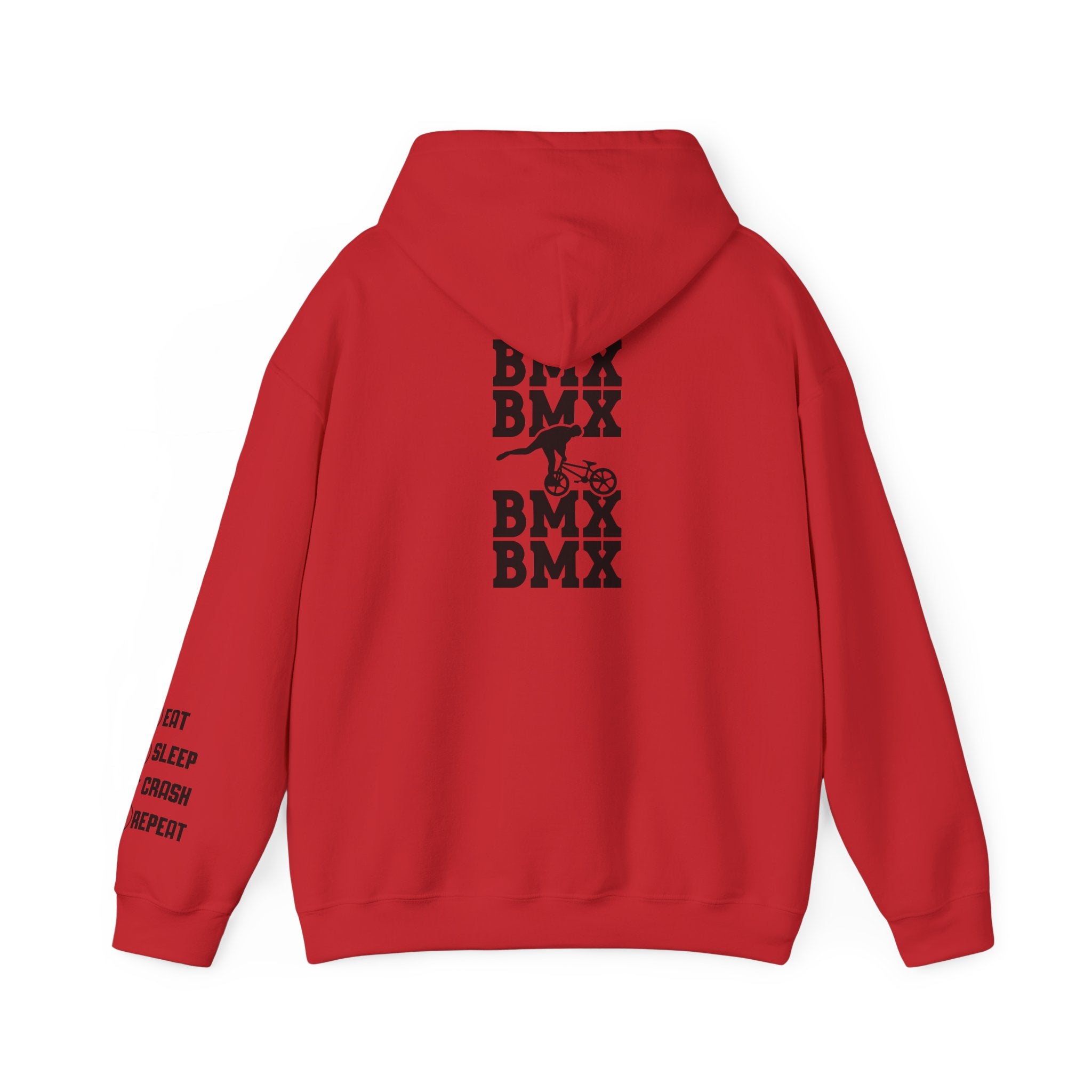 Rad-BMX Rider Hoodie — BMX Stunt Silhouettes Pullover for Riders & Fans
