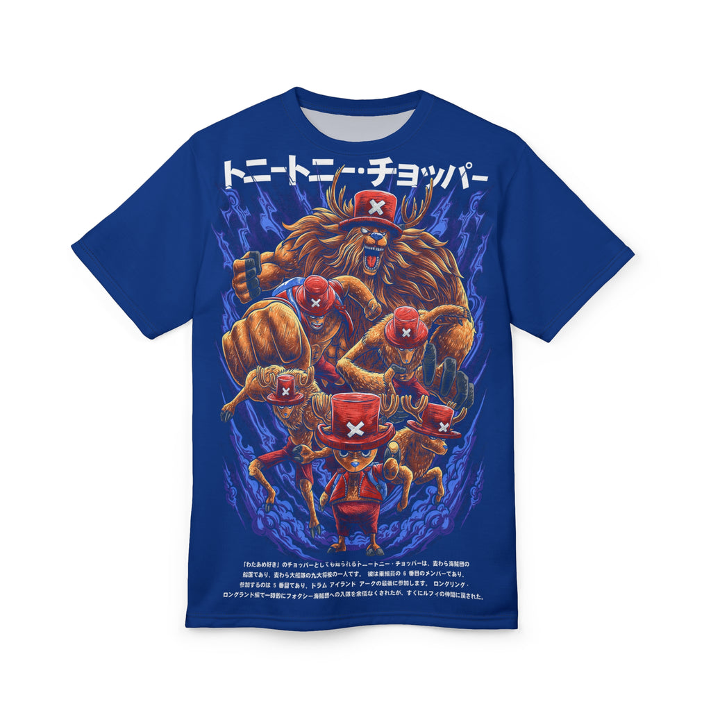Anime- Graphic Tee — Anime Pirate Crew All-Over Print
