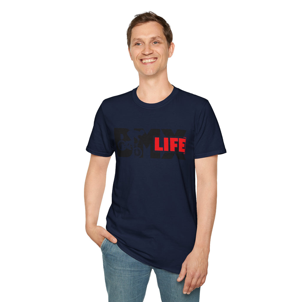 Rad- Life T-Shirt — Motocross Rider Tee with Back Number 33