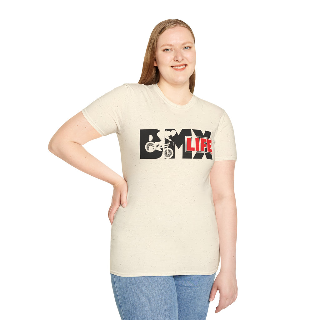 Rad- Life T-Shirt — Motocross Rider Tee with Back Number 33