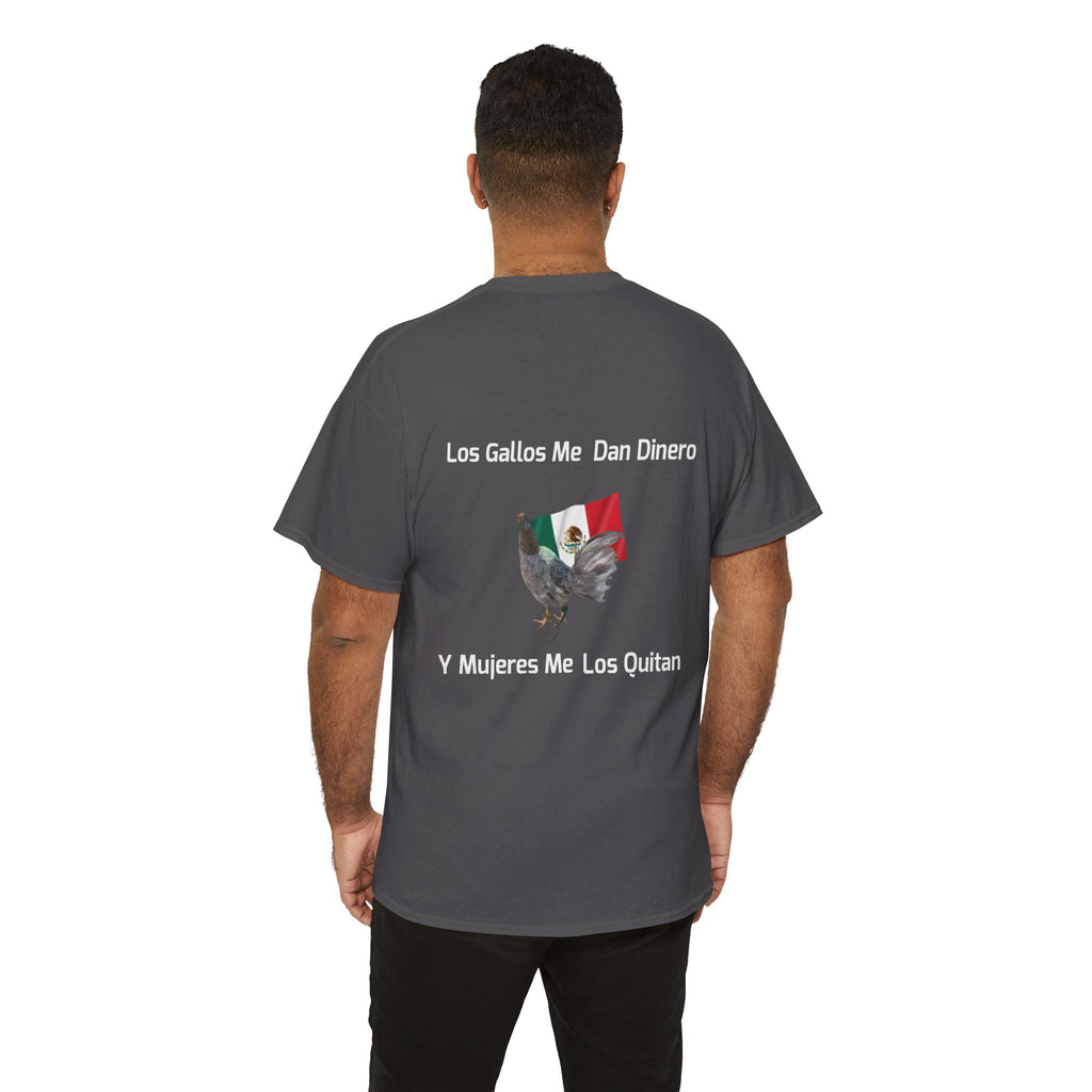Henny-Gamefowl Tee — "Dro's Henny's Gamefarm" Mexican Flag Rooster Shirt