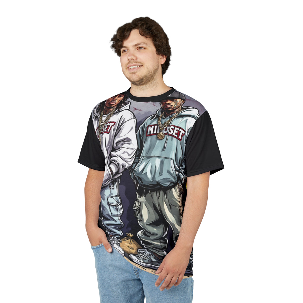 Mindset-Hip Hop Duo Graphic Tee — 'Mindset' Streetwear AOP Shirt