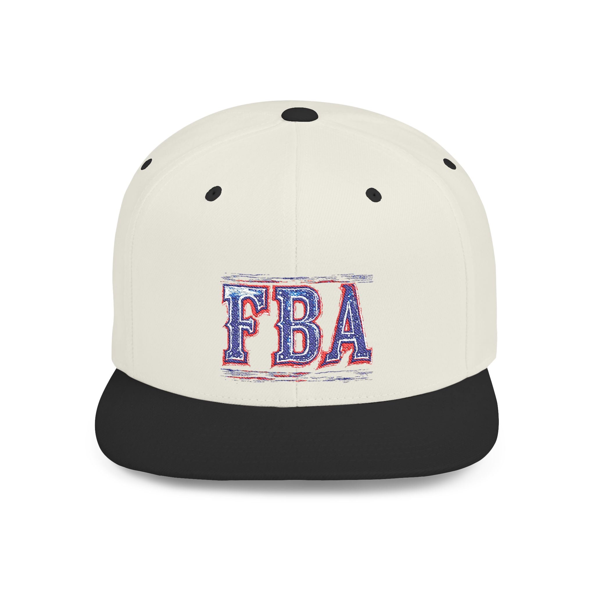 FBA- Distressed Patch Snapback Hat