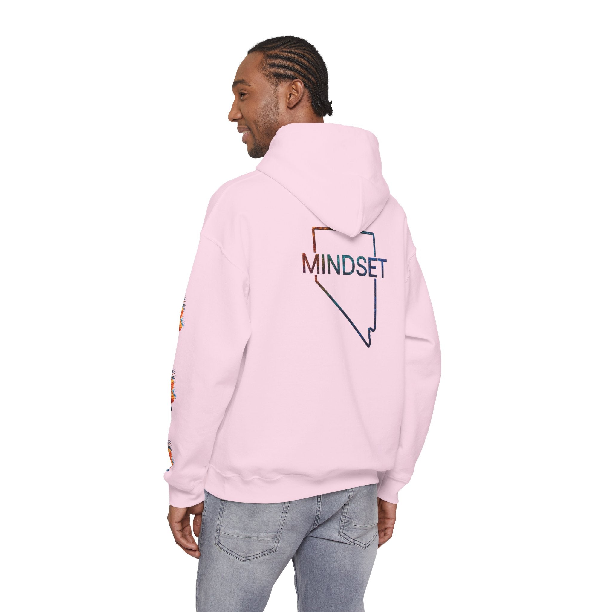 Tiff-Mindset Nevada Floral Hoodie — ‘Dream Believe’ Graphic Pullover