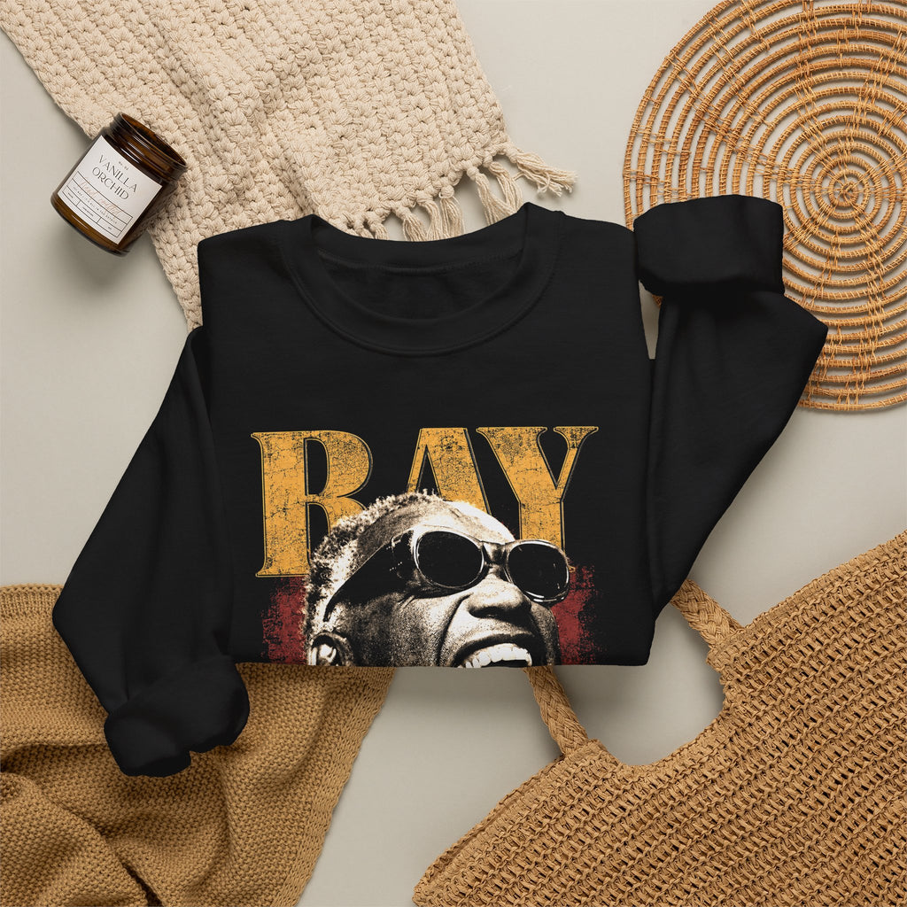 Legends- Crewneck Sweatshirt — "Ray Charles" Tribute Graphic