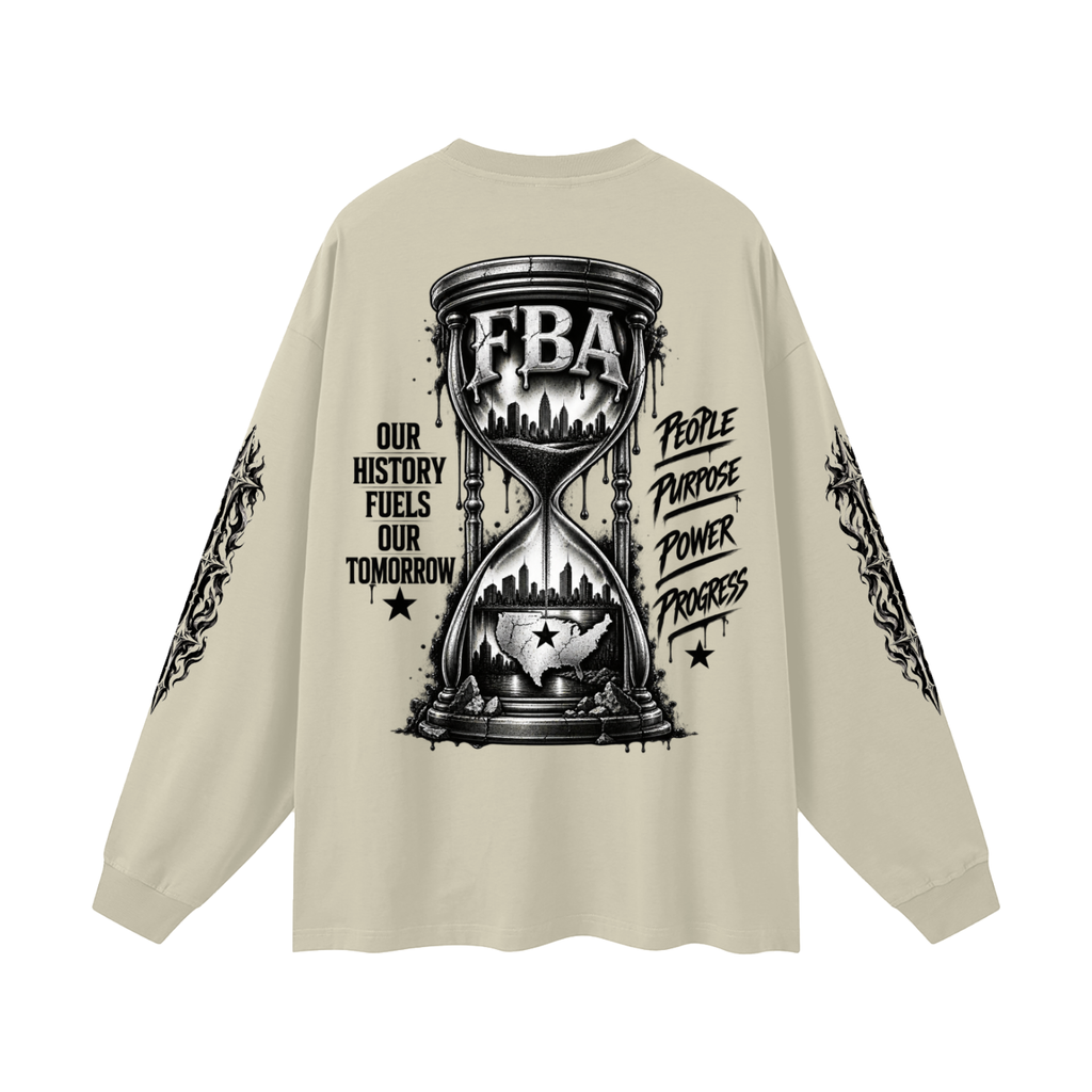 FBA-Oversized Unisex Long Sleeve T-Shirt