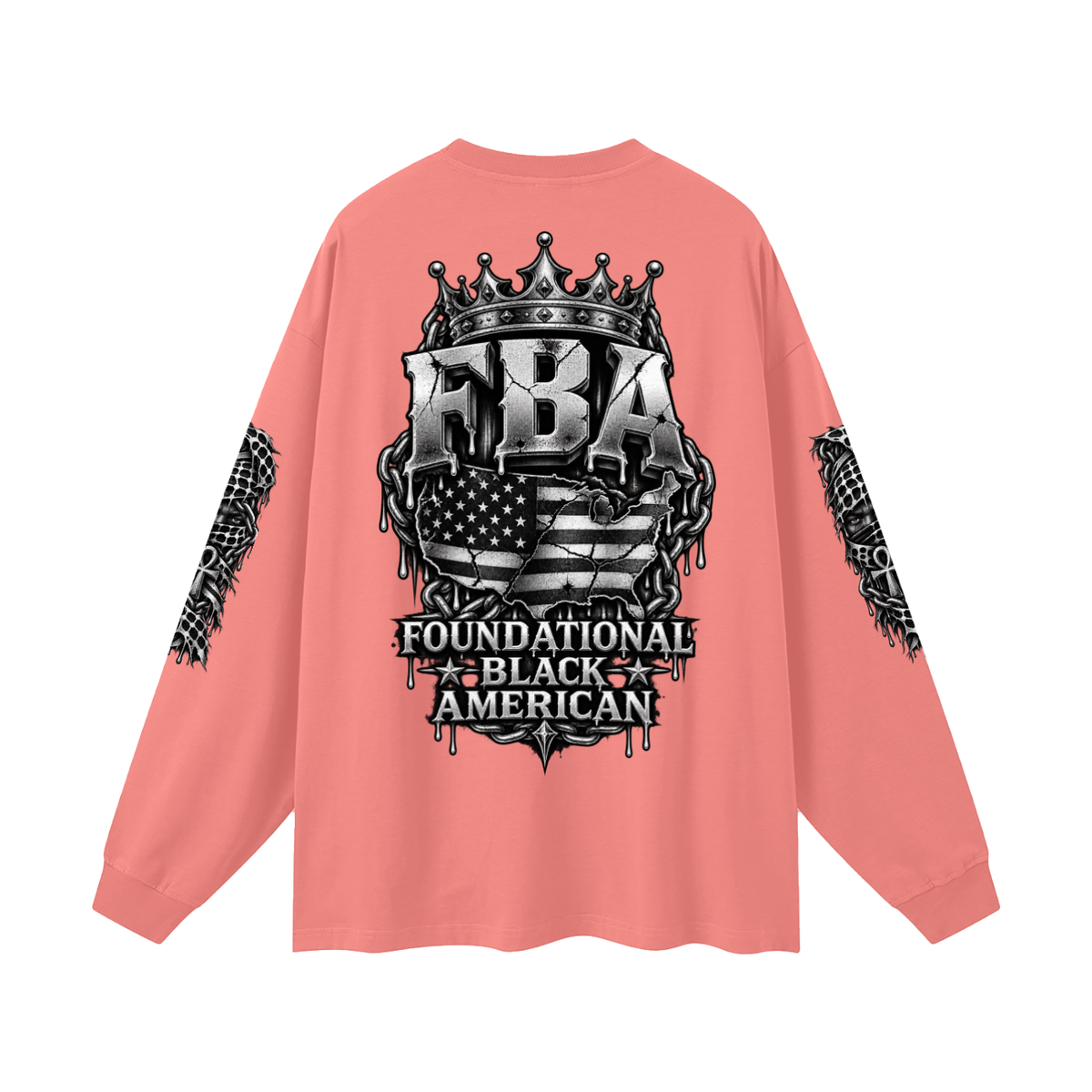 FBA-Oversized Unisex Long Sleeve T-Shirt