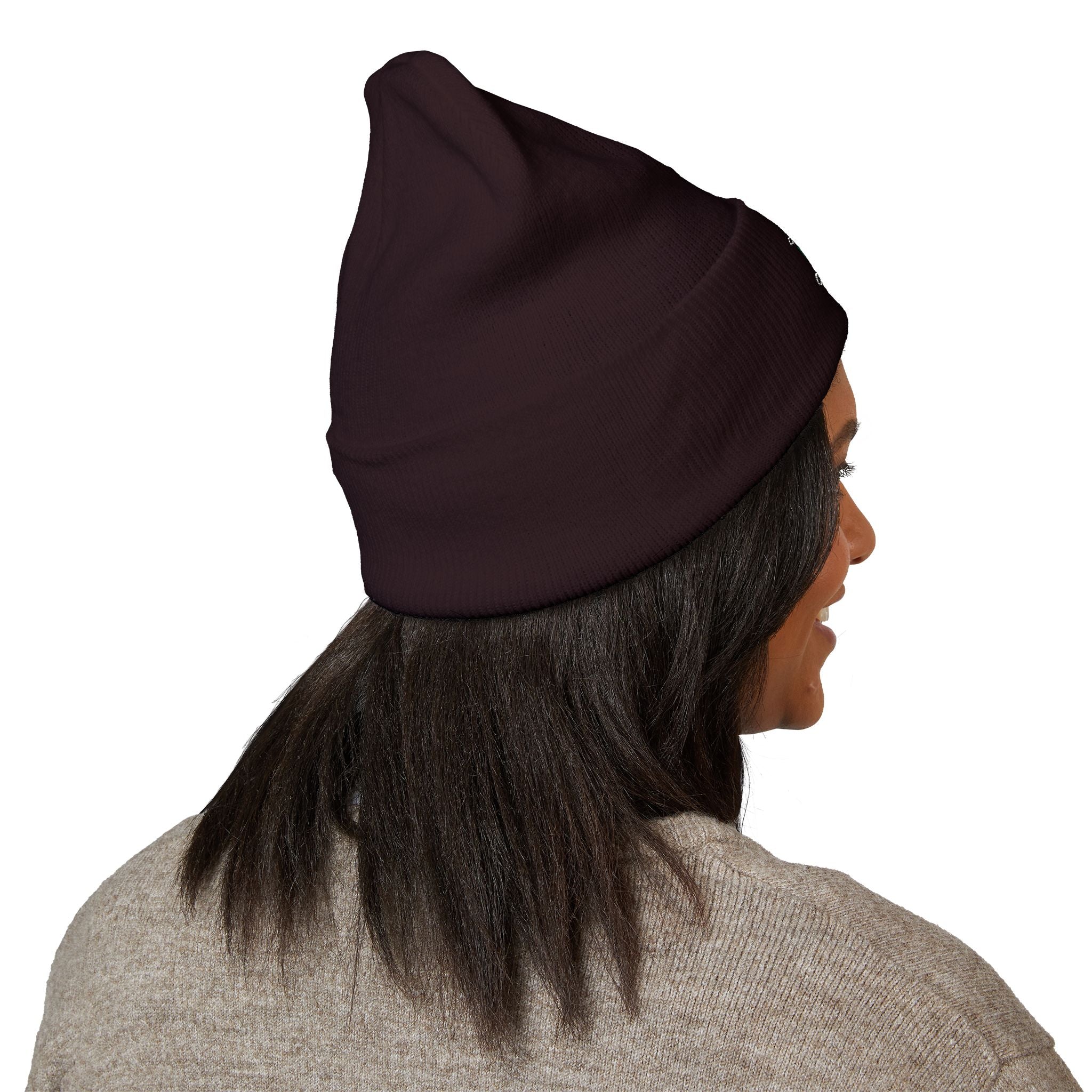 Henny-Embroidered "Fish & Friends Game Shack" Classic Cuffed Beanie — Winter Knit Hat