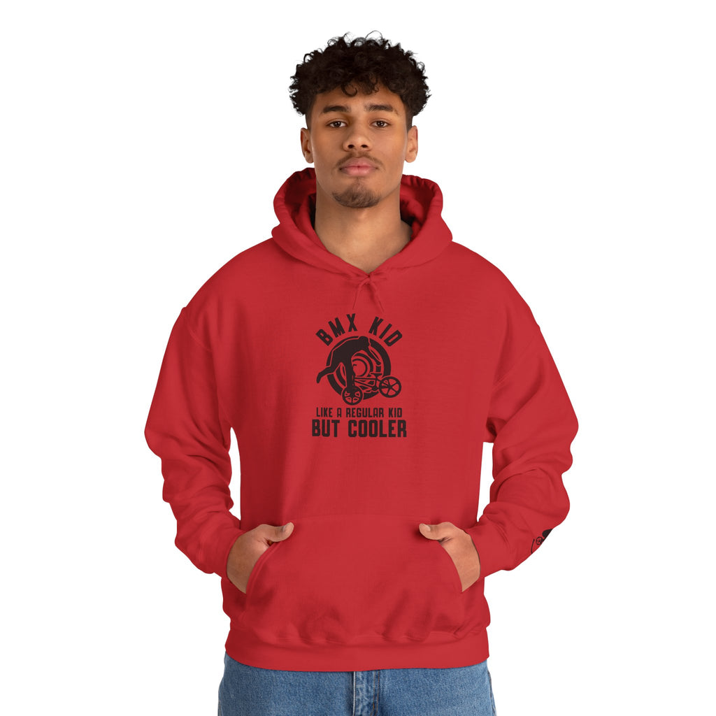 Rad-BMX Kid Hoodie — "Like a Regular Kid But Cooler" Youth BMX Pullover
