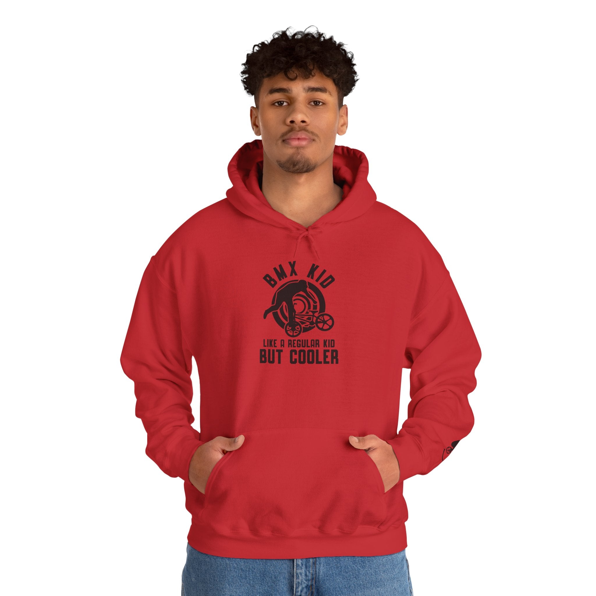 Rad-BMX Kid Hoodie — "Like a Regular Kid But Cooler" Youth BMX Pullover