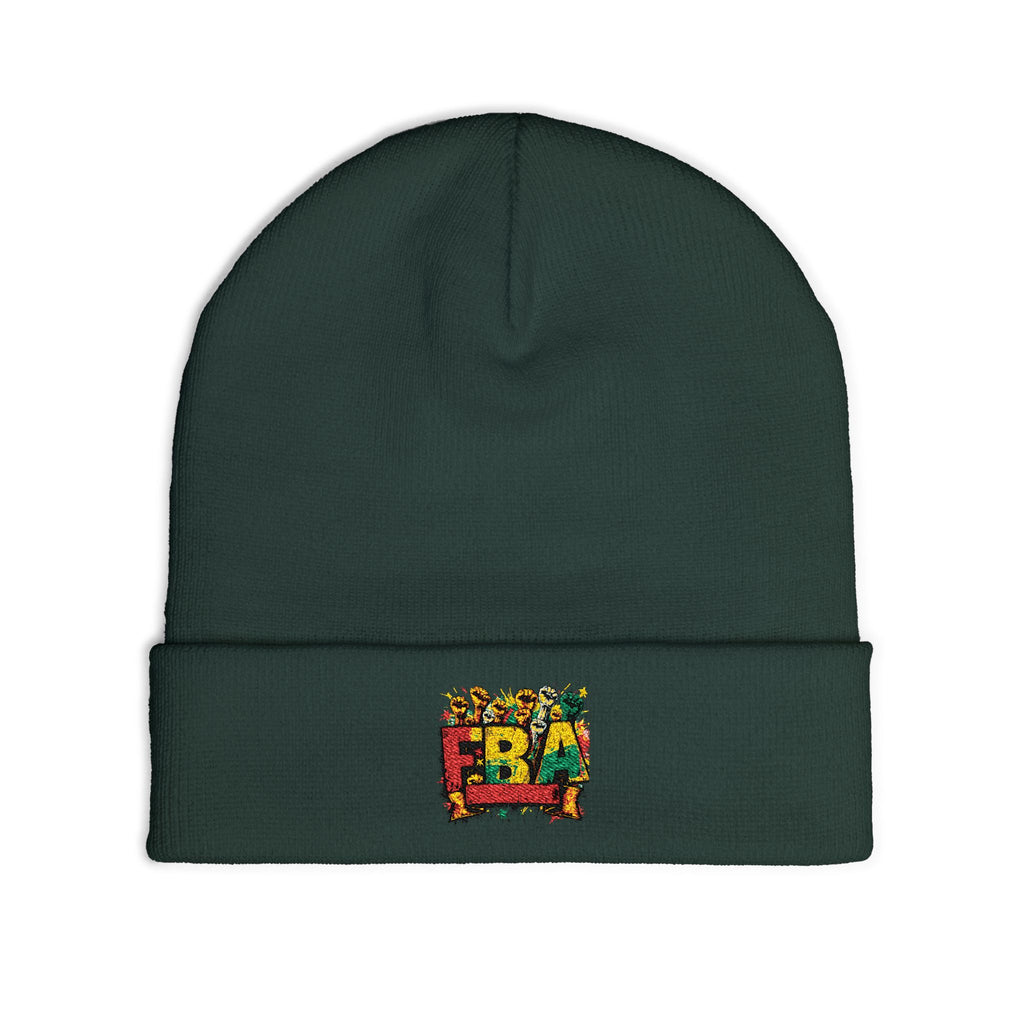 FBA- Fall Leaves Knit Beanie — Cozy Seasonal Winter Hat