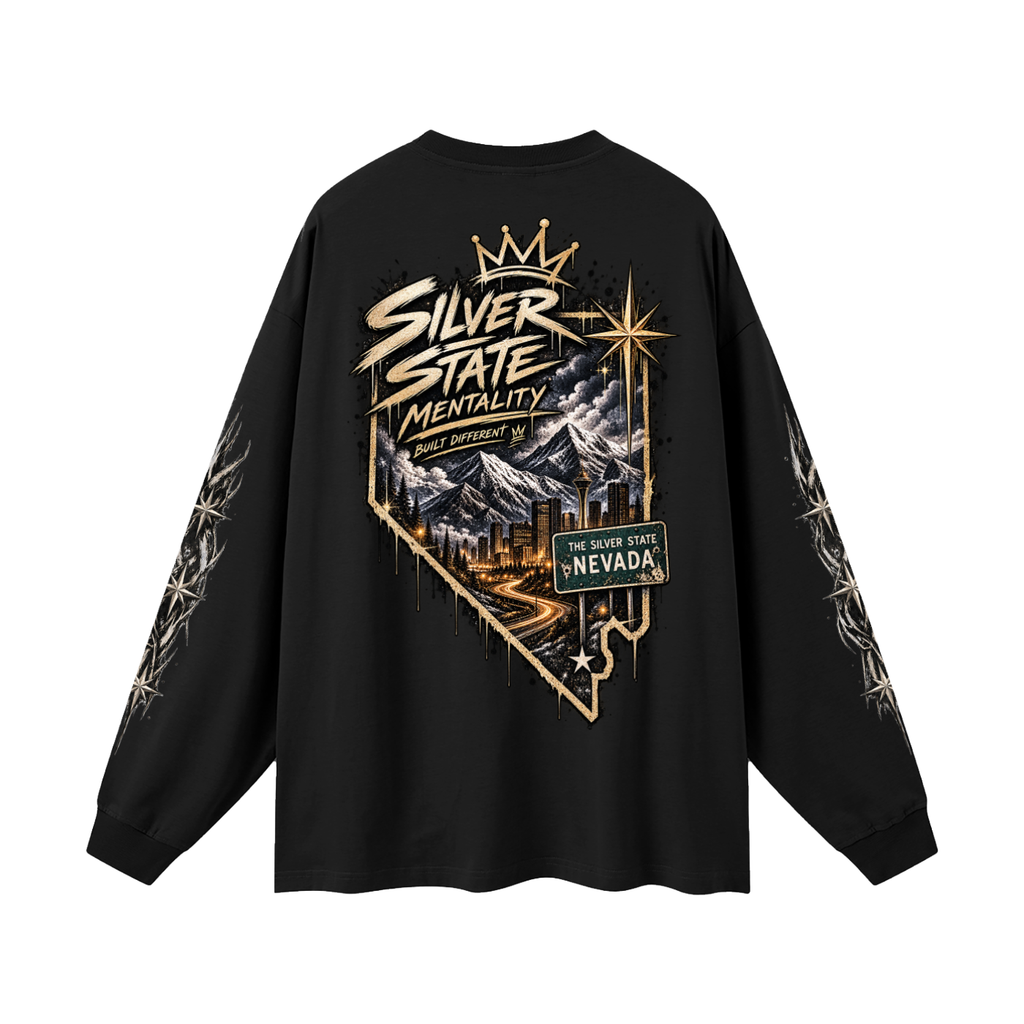 7NV-Oversized Unisex Long Sleeve T-Shirt