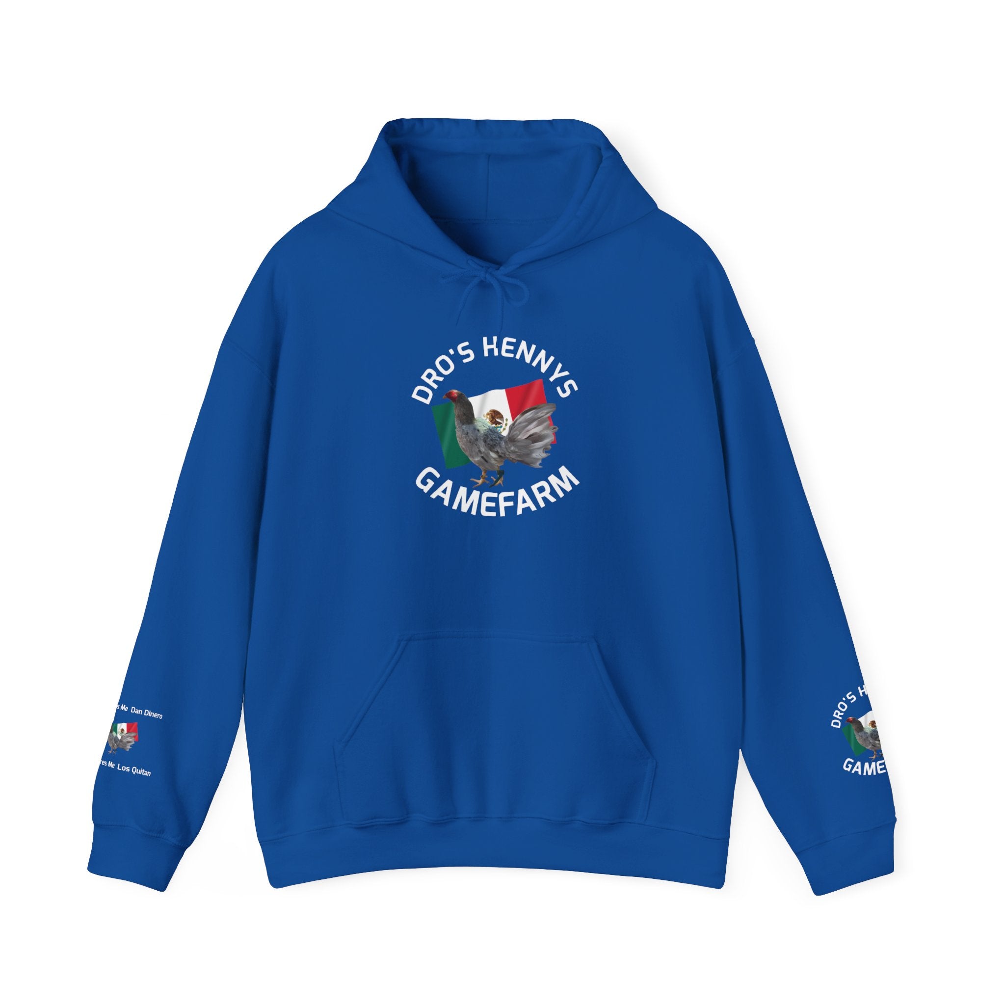 Henny-Gamefarm Hoodie — Dro's Kenny's Logo Sweatshirt (Mexican Flag)