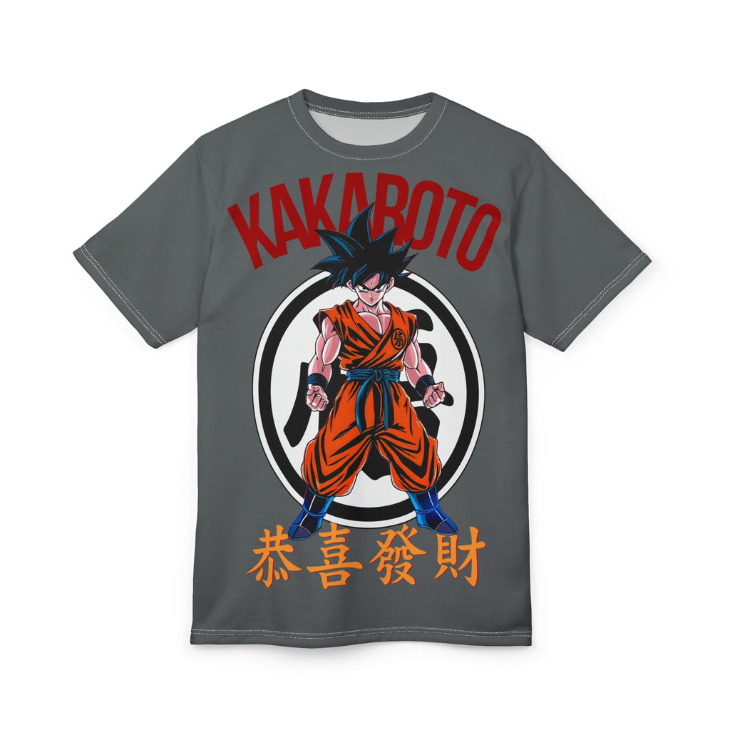 Dragon-Graphic Tee — 'KAKABOTO' Asian-Inspired Martial Artist Design