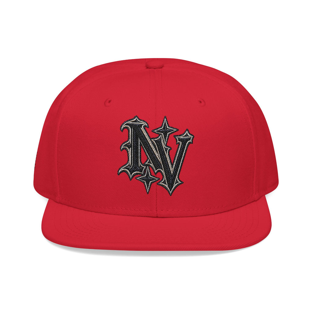 Hat-Embroidered V Diamond Snapback Hat — Streetwear Baseball Cap