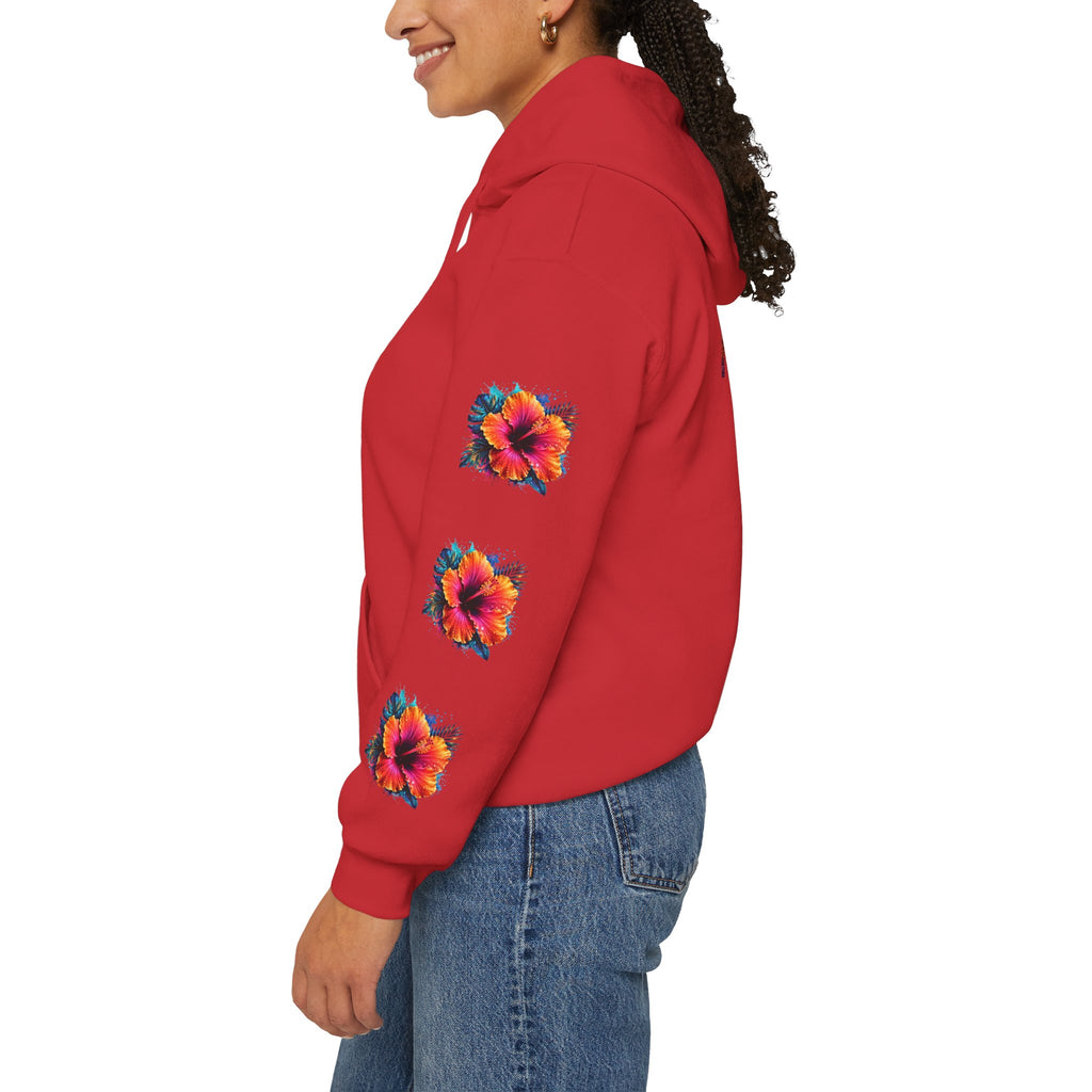 Tiff-Mindset Nevada Floral Hoodie — ‘Dream Believe’ Graphic Pullover