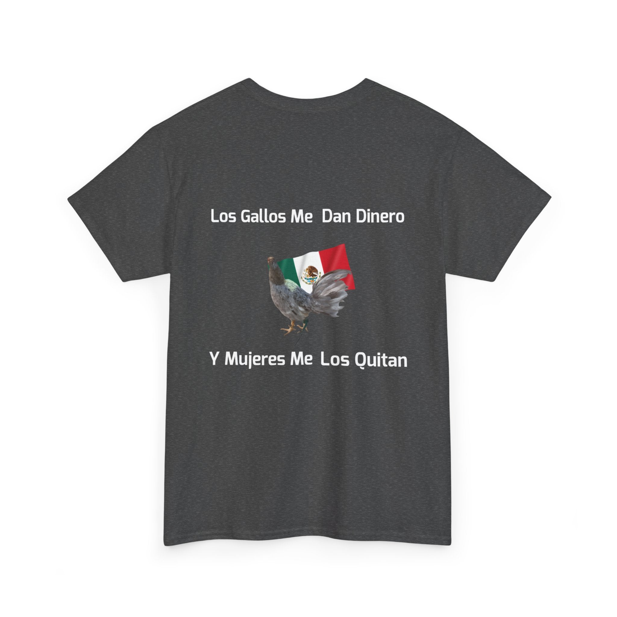 Henny-Gamefowl Tee — "Dro's Henny's Gamefarm" Mexican Flag Rooster Shirt