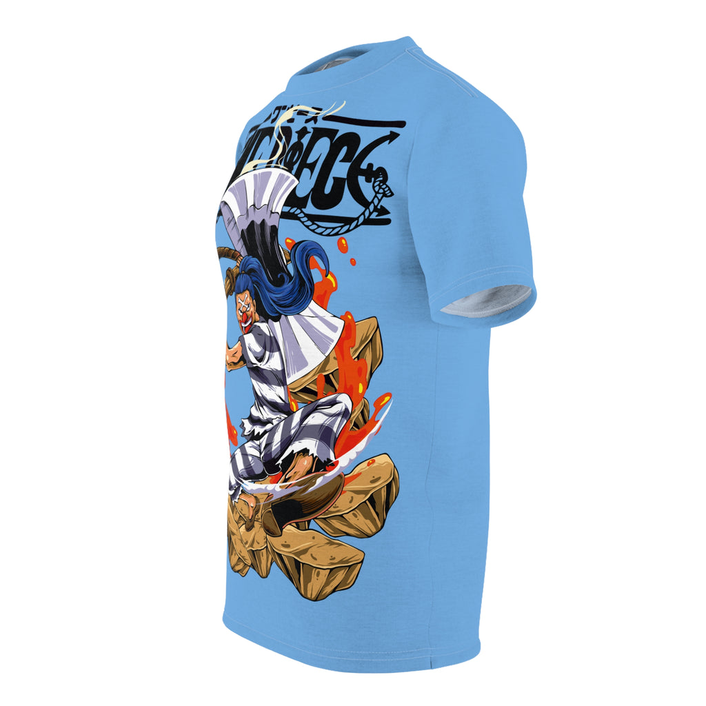 Anime -Pirate Crew Graphic Tee — Flame Warrior All-Over Print